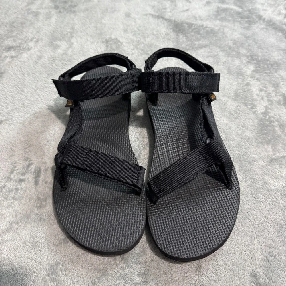 Teva Original Universal Mens Black Sport Sandals 1003987 Size 9